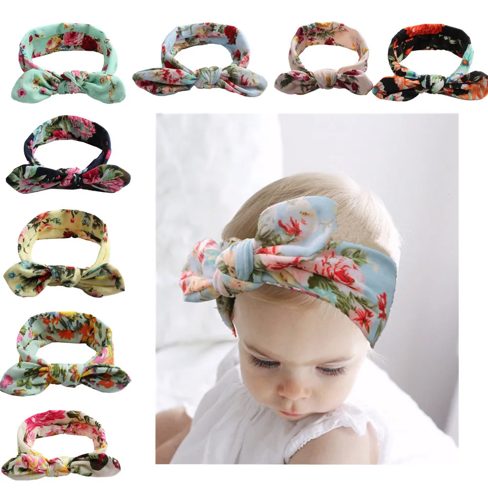 Girls Bowknot Print Floral Headbands Newborn Infant Hair Accessories Children Rabbit Ears Elastic Hair Bands Baby Headwear
Girls Bowknot Print Floral Headbands Newborn Infant Hair Accessories Children Rabbit Ears Elastic Hair Bands Baby Headwear