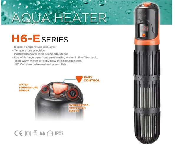 Periha H6-E Series 110v/220v Aquarium Fish Tank Adjustable Temperature Ixternal Heater
Periha H6-E Series 110v/220v Aquarium Fish Tank Adjustable Temperature Ixternal Heater