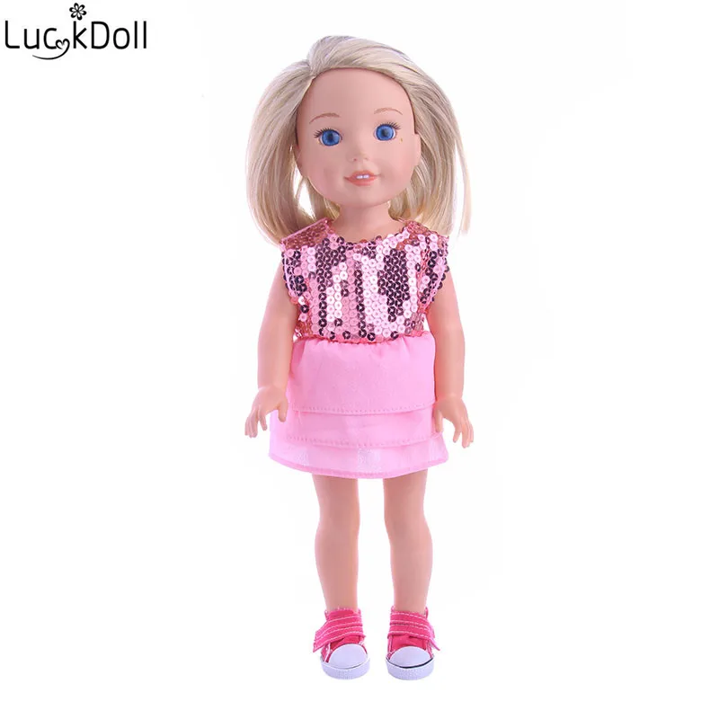 LUCKDOLL Pink Princess Dress For Fit 14.5 Inch Doll Wellie Wishers Accessories Doll Toy
LUCKDOLL Pink Princess Dress For Fit 14.5 Inch Doll Wellie Wishers Accessories Doll Toy