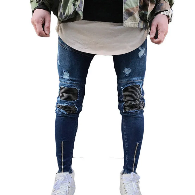 Fashion 2020 spring autumn Casual knee Pleated Fold dance Hip hop street nightclub skinny jeans men cargo teenagers trousers
Fashion 2020 spring autumn Casual knee Pleated Fold dance Hip hop street nightclub skinny jeans men cargo teenagers trousers
