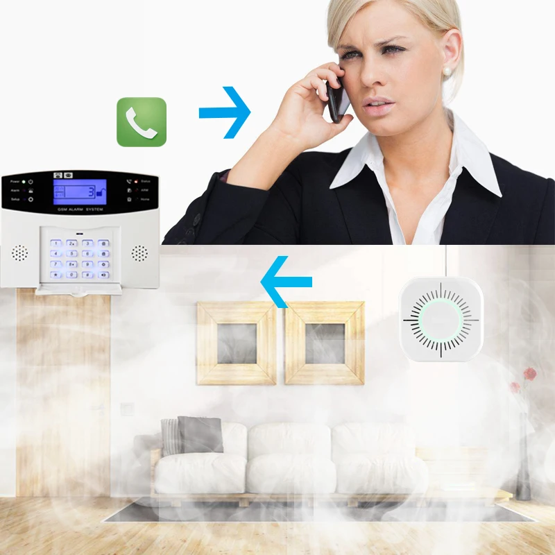 JeaTone 433MHz Smoke Detector Wireless smoke fire alarm sensor protection for home warehouse security alarm system 3pcs/lot
JeaTone 433MHz Smoke Detector Wireless smoke fire alarm sensor protection for home warehouse security alarm system 3pcs/lot