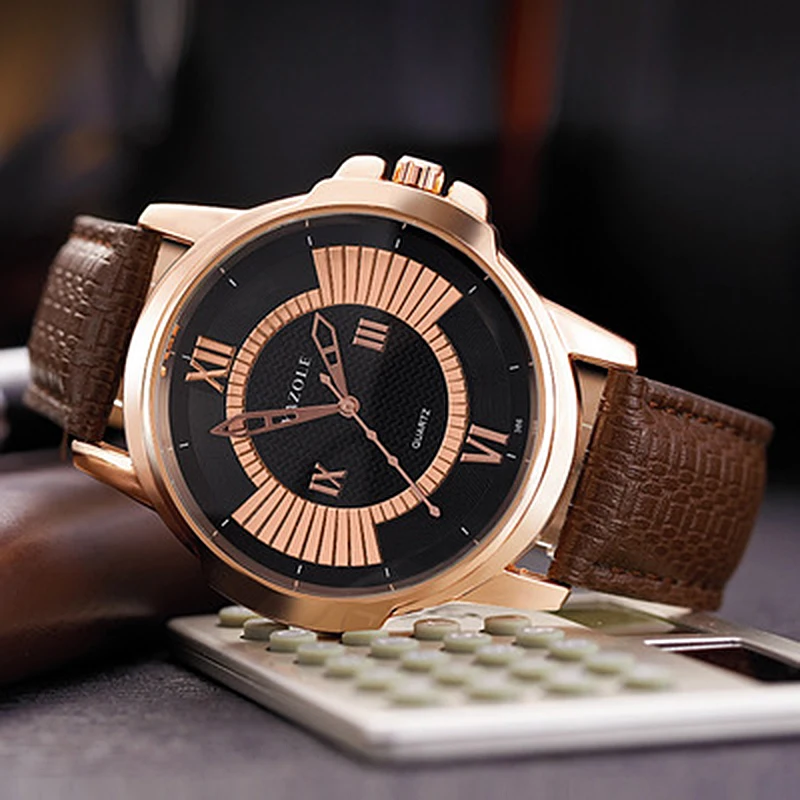2020 New Stylish YAZOLE Men Business Quartz Watch Leather Watchband Hodinky Casual Hot Clock montre homme
2020 New Stylish YAZOLE Men Business Quartz Watch Leather Watchband Hodinky Casual Hot Clock montre homme