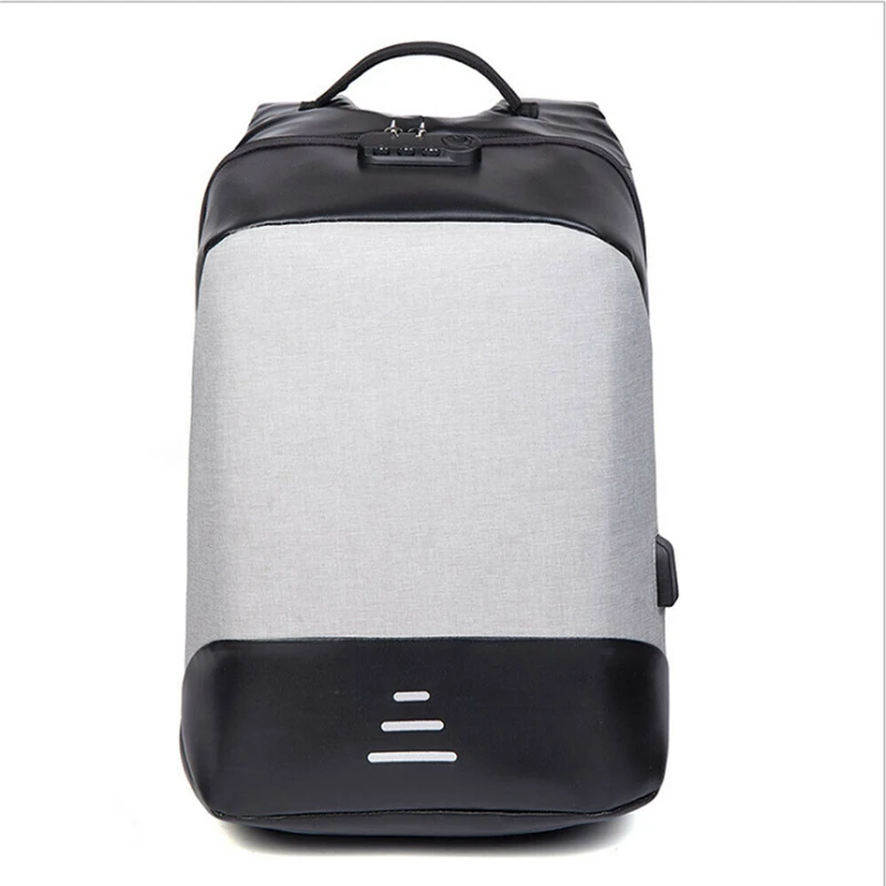 Waterproof Travel Backpack Men Laptop multifunction Outdoor School Bag black