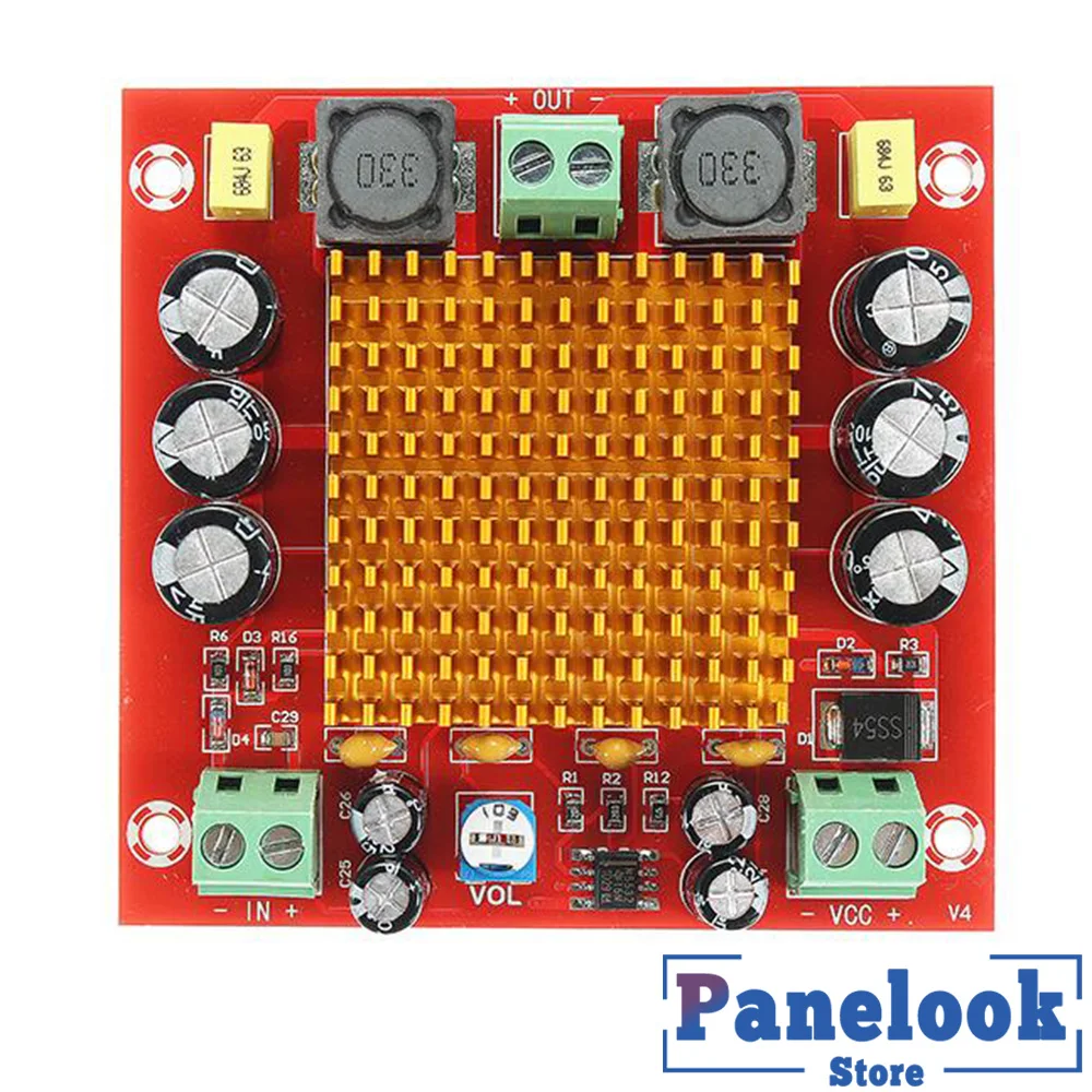 XH-M544 DC 12V 24V 150W TPA3116DA TPA3116 D2 Mono Channel Digital Power Audio