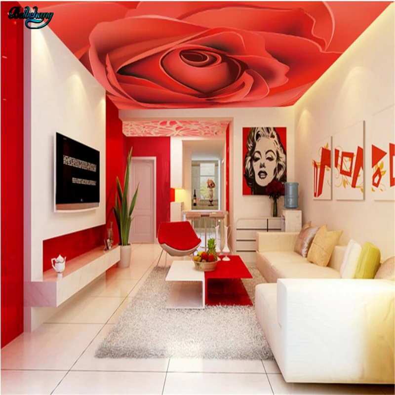 beibehang Large Custom Wallpapers HD Vector Atmosphere Red Rose Zenith Mural Home Decoration
beibehang Large Custom Wallpapers HD Vector Atmosphere Red Rose Zenith Mural Home Decoration