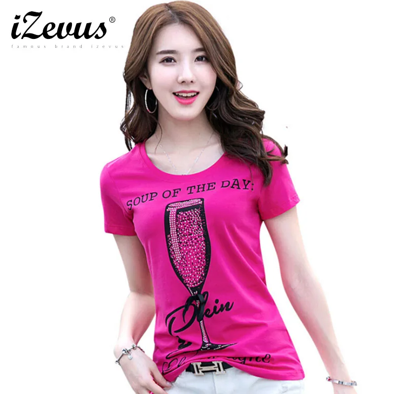 Women T-shirt Tees Cotton Tshirt Short Sleeves Summer Crewneck Red Wine Glass Champagne Letter Camisas Femininas Slim Tops
Women T-shirt Tees Cotton Tshirt Short Sleeves Summer Crewneck Red Wine Glass Champagne Letter Camisas Femininas Slim Tops