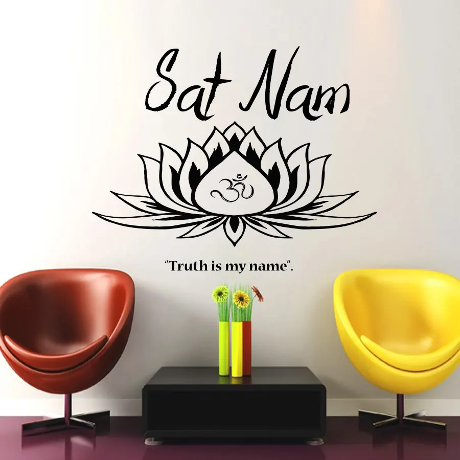 ZOOYOO Truth Is My Name OM Sign Lotus Wall Decal Vinyl Removable Home Decor Wall Sticker For Living Room
ZOOYOO Truth Is My Name OM Sign Lotus Wall Decal Vinyl Removable Home Decor Wall Sticker For Living Room