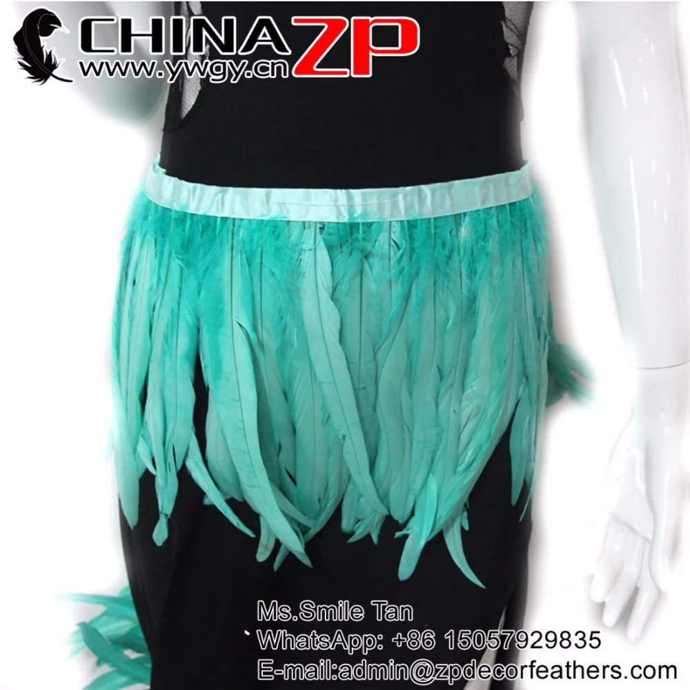 CHINAZP Feather New design 10 to 12 inch Aqua Green Dyed Chicken Tail Feather Trim Feather Skirt For Carnival Showing
CHINAZP Feather New design 10 to 12 inch Aqua Green Dyed Chicken Tail Feather Trim Feather Skirt For Carnival Showing