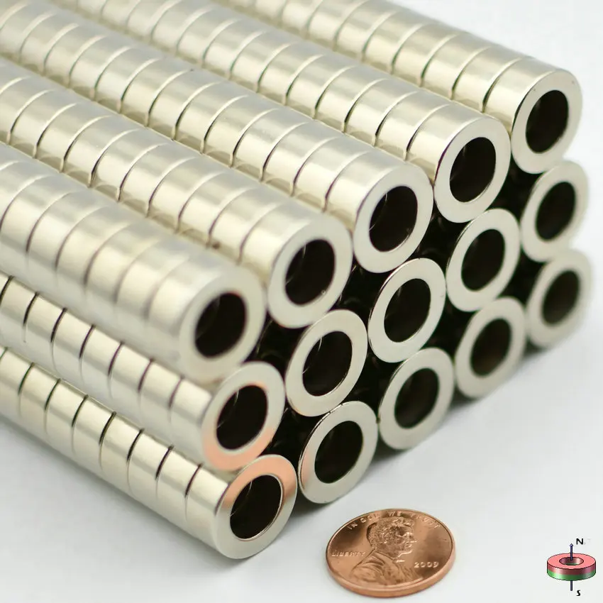 8-200pcs NdFeB N42H Magnet Ring OD 17x10x6.5 mm about 0.70'' Axially Magnetized Strong Neodymium Permanent Rare Earth Magnet
8-200pcs NdFeB N42H Magnet Ring OD 17x10x6.5 mm about 0.70'' Axially Magnetized Strong Neodymium Permanent Rare Earth Magnet