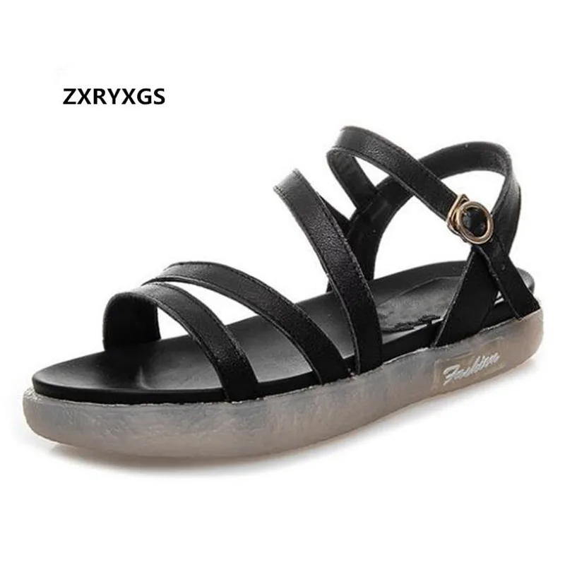 2019 New Open Shoes Woman Summer Casual Sandals Comfortable Soft Non-slip Wear Flat Sandals Genuine Leather Shoes Women Sandals
2019 New Open Shoes Woman Summer Casual Sandals Comfortable Soft Non-slip Wear Flat Sandals Genuine Leather Shoes Women Sandals