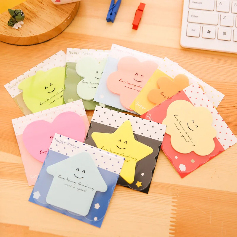 2pcs/lot 8.7*8cm Creative Cute Candy Colors Sticky Paper Notes Memo Pads Lovely Shape Notebook Sticker Label For Students Gifts
2pcs/lot 8.7*8cm Creative Cute Candy Colors Sticky Paper Notes Memo Pads Lovely Shape Notebook Sticker Label For Students Gifts