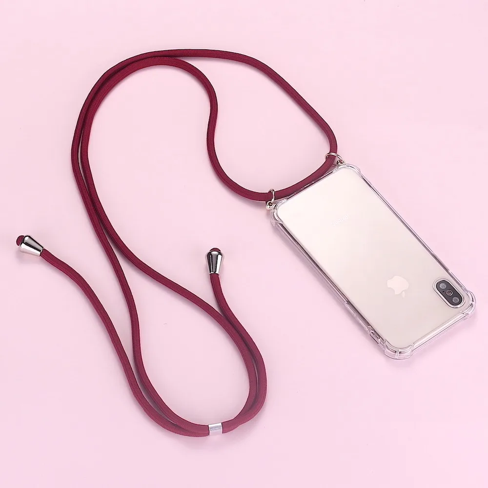 Strap Cord Chain Phone Travel Necklace Lanyard Mobile Phone Case for Carry Cover to Hang For iPhone 13 11 Pro XS Max XR X 8Plus
Strap Cord Chain Phone Travel Necklace Lanyard Mobile Phone Case for Carry Cover to Hang For iPhone 13 11 Pro XS Max XR X 8Plus