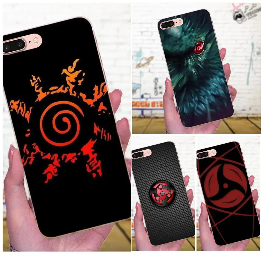 Аниме Naruto Mangekyou Sharingan прекрасный пластик для Galaxy J1 J2 J3 J330 J4 J5 J6 J7 J730 J8 2015 2016 2017 2018 mini