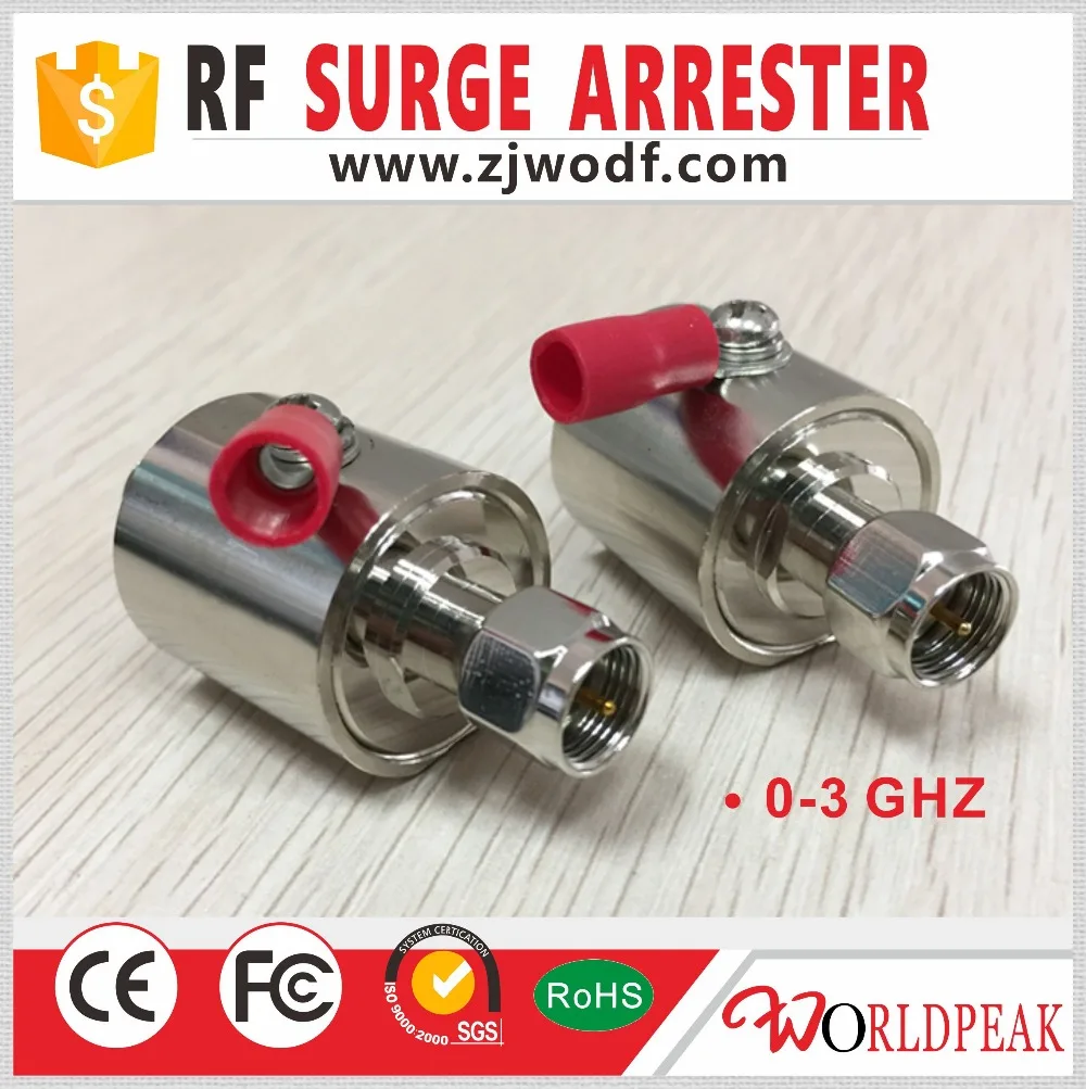 Free shipping 1pcs 0-3GHZ rf Lightning protector F male jack to F female jack surger arrester lightning arrestor
Free shipping 1pcs 0-3GHZ rf Lightning protector F male jack to F female jack surger arrester lightning arrestor