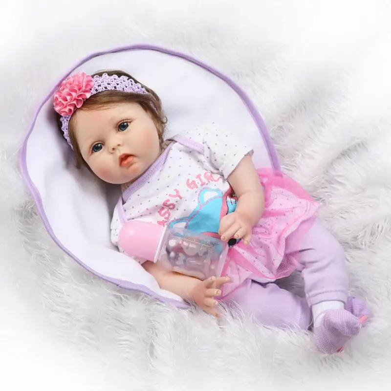 silicone body reborn baby doll with Toys For Girl long hair Exquisite Princess Alive Babies Child gift
silicone body reborn baby doll with Toys For Girl long hair Exquisite Princess Alive Babies Child gift