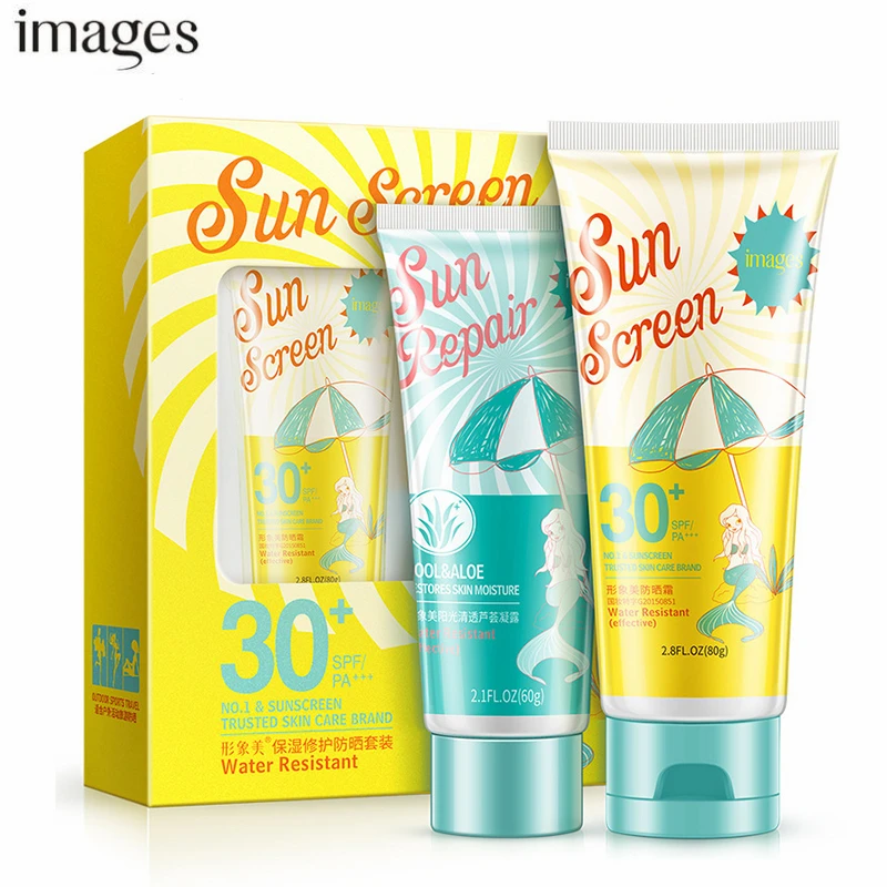 Набор солнцезащитных кремов Spf 30, увлажняющий солнцезащитный крем 80 г, гель для ухода за кожей лица с алоэ вера, предотвращает повреждение ко...
Набор солнцезащитных кремов Spf 30, увлажняющий солнцезащитный крем 80 г, гель для ухода за кожей лица с алоэ вера, предотвращает повреждение ко...