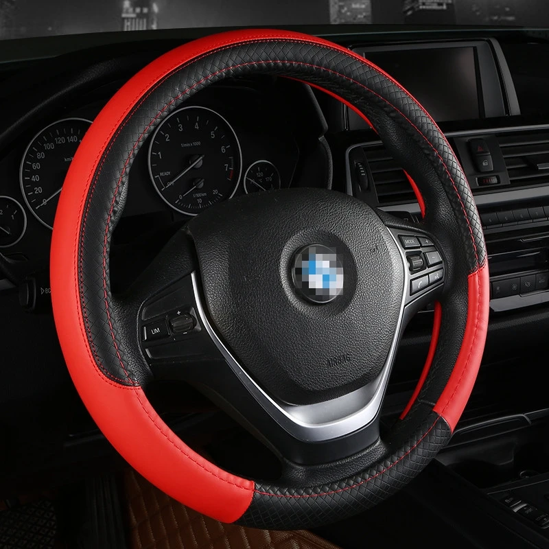 Car Steering Wheel Cover Four Seasons Steering-wheel Cover 37CM-38CM Car-styling Sport Auto Steering Wheel Covers Anti-Slip
Car Steering Wheel Cover Four Seasons Steering-wheel Cover 37CM-38CM Car-styling Sport Auto Steering Wheel Covers Anti-Slip