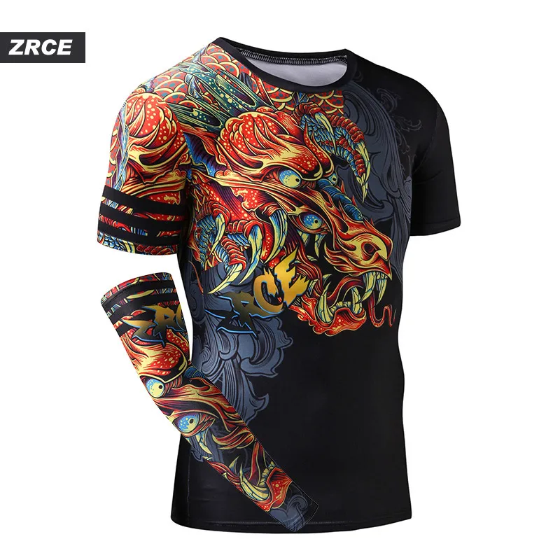 ZRCE 3D Dragon Print Gym Funny Clothing Quick Dry Fitness Joggers Men Fashion Sweatshirt With Arm Sleeve Stranger Things T Shirt
ZRCE 3D Dragon Print Gym Funny Clothing Quick Dry Fitness Joggers Men Fashion Sweatshirt With Arm Sleeve Stranger Things T Shirt