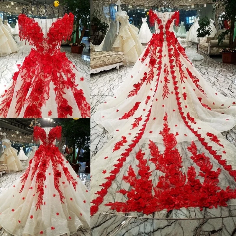 LSGT918 evening party red flower off the shoulder lace up o-neck evening dress abiye formal dress vestidos de fiesta real photos
LSGT918 evening party red flower off the shoulder lace up o-neck evening dress abiye formal dress vestidos de fiesta real photos