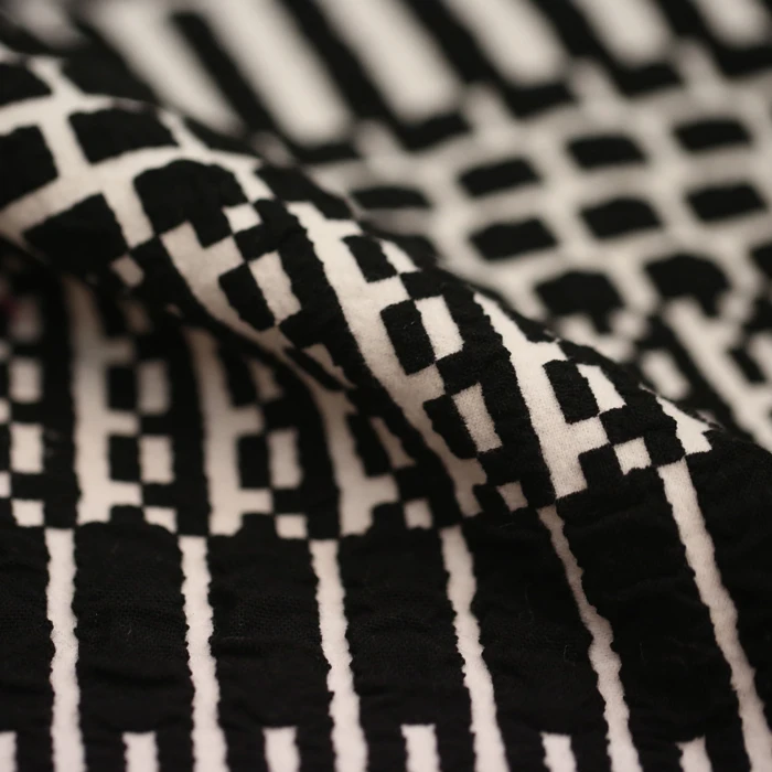 Fashion Jacquard Fabric 145cm Wide Piano Stripe Cotton Jacquard Fashion Apparel Fabric Brocade Dress Coat Fabric
Fashion Jacquard Fabric 145cm Wide Piano Stripe Cotton Jacquard Fashion Apparel Fabric Brocade Dress Coat Fabric