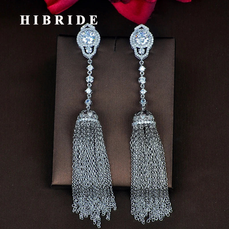Женские серьги-кисточки hibrid, роскошные серьги из белого золота с кубическим цирконием, сережка Модная бижутерия E-852
Женские серьги-кисточки hibrid, роскошные серьги из белого золота с кубическим цирконием, сережка Модная бижутерия E-852