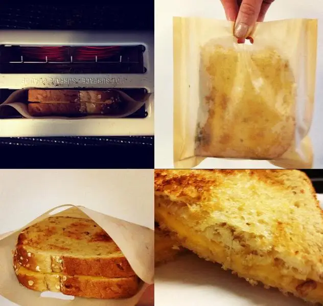 Многоразовые антипригарные мешки для тостера ORGANBOO 5 шт./компл. приготовления сыра