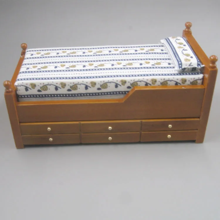 A02-X012 children baby gift Toy 1:12 Dollhouse mini Furniture Miniature rement retro yellow wooden Storage bed 1pcs
A02-X012 children baby gift Toy 1:12 Dollhouse mini Furniture Miniature rement retro yellow wooden Storage bed 1pcs