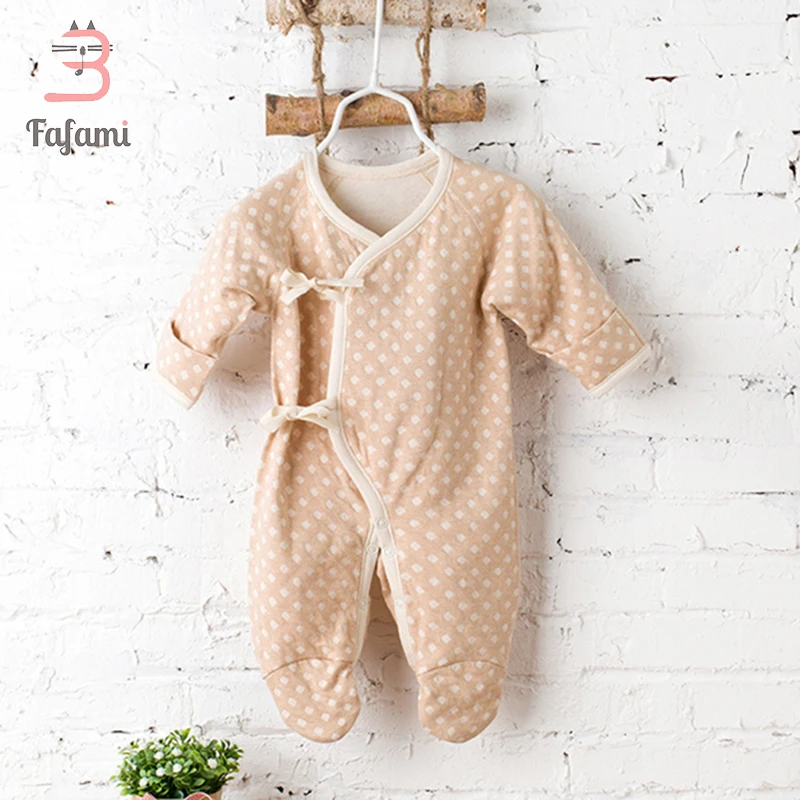 Footies Одежда для новорожденных малышей органический хлопок Lucky Child маленьких
