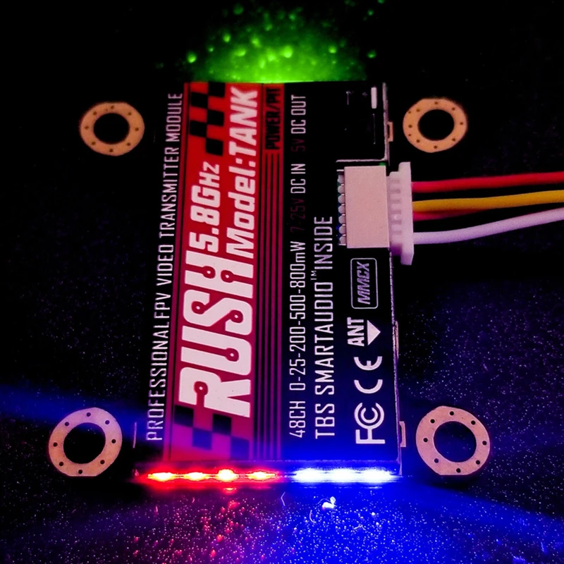 FPV RUSH VTX TANK 5.8G 48CH tramsmitter PIT/25/200/500/800mW transmitter for FPV Racing Quadcopter
FPV RUSH VTX TANK 5.8G 48CH tramsmitter PIT/25/200/500/800mW transmitter for FPV Racing Quadcopter