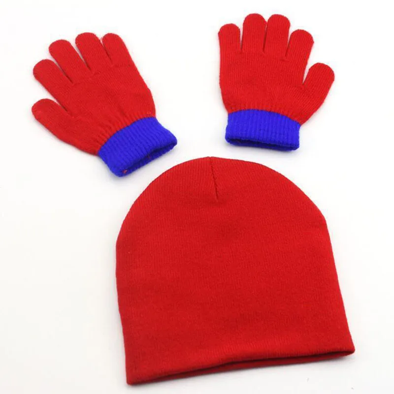 BINGYUANHAOXUAN Autumn Winter Girls Boys Hat Set Cartoon Spider Man Warm Cap knitted Hat Gloves Children Hat Sets Bonnet Gorro
BINGYUANHAOXUAN Autumn Winter Girls Boys Hat Set Cartoon Spider Man Warm Cap knitted Hat Gloves Children Hat Sets Bonnet Gorro