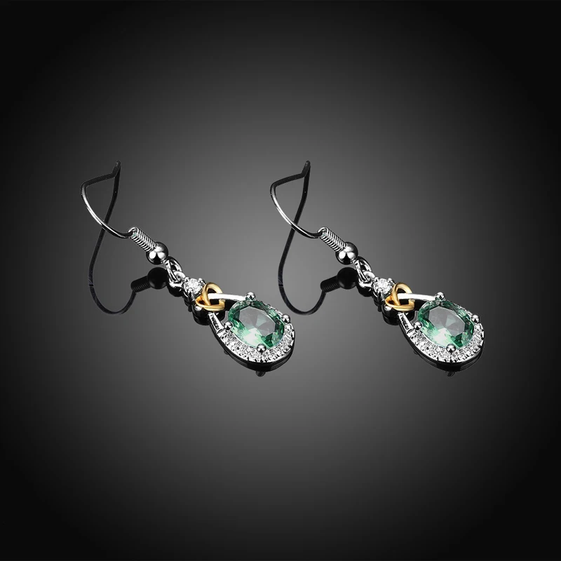 Garilina New Statement Jewelry Green Cubic Zirconia Silver Color Drop Earrings For Women Wedding Party Gift AE2261
Garilina New Statement Jewelry Green Cubic Zirconia Silver Color Drop Earrings For Women Wedding Party Gift AE2261