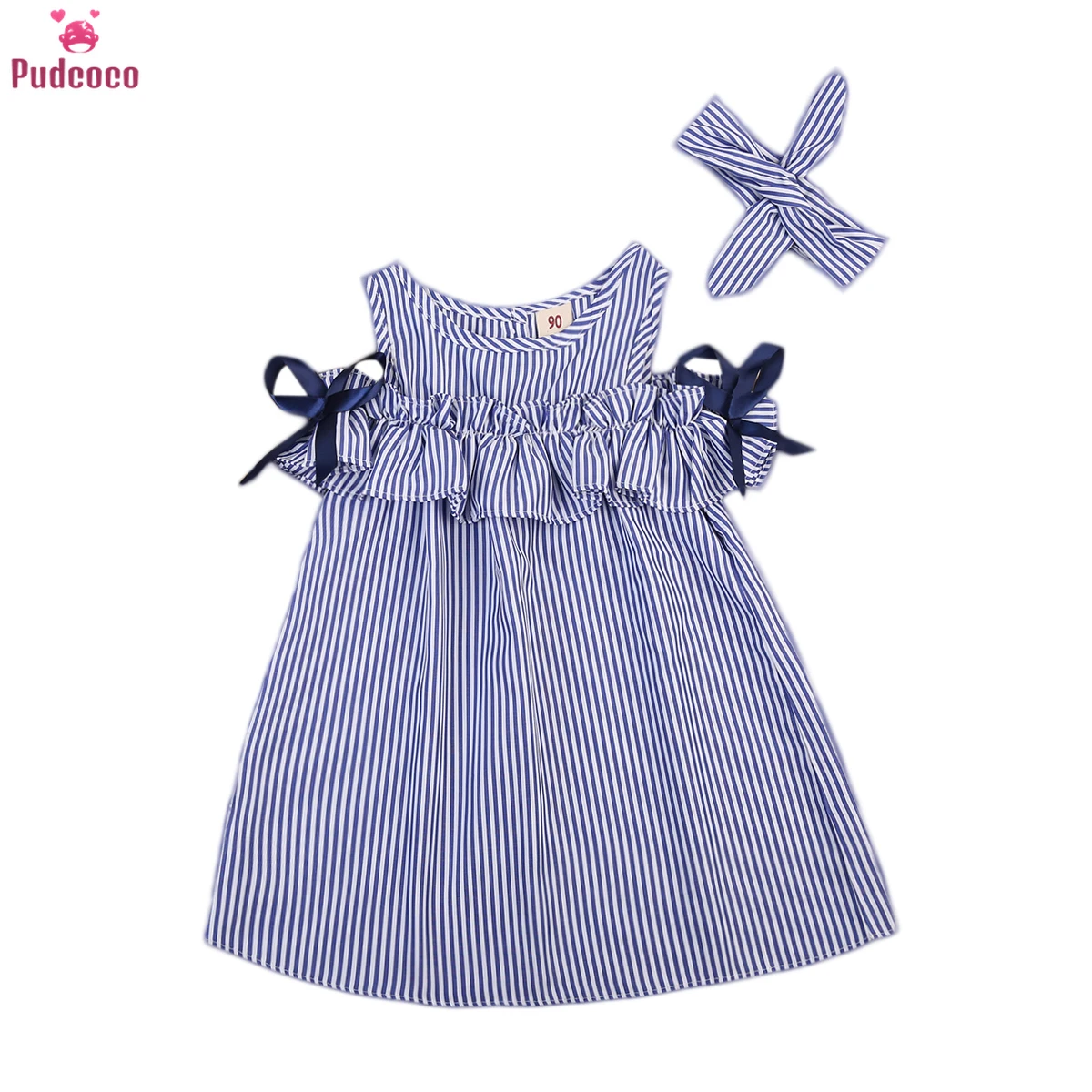 Pudcoco Toddler Kids Baby Girls Dresses Ruffles Striped Off-shoulder Gown Formal Dress Tutu Dress Stripe Dresses For Party
Pudcoco Toddler Kids Baby Girls Dresses Ruffles Striped Off-shoulder Gown Formal Dress Tutu Dress Stripe Dresses For Party