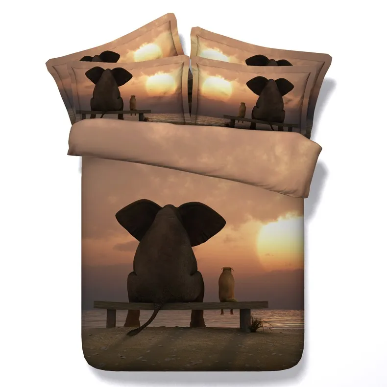 3D Elephant Bedding set for adults duvet cover bed sheets spread linen Cal King Queen size full twin animal print bedspread 4PCS
3D Elephant Bedding set for adults duvet cover bed sheets spread linen Cal King Queen size full twin animal print bedspread 4PCS