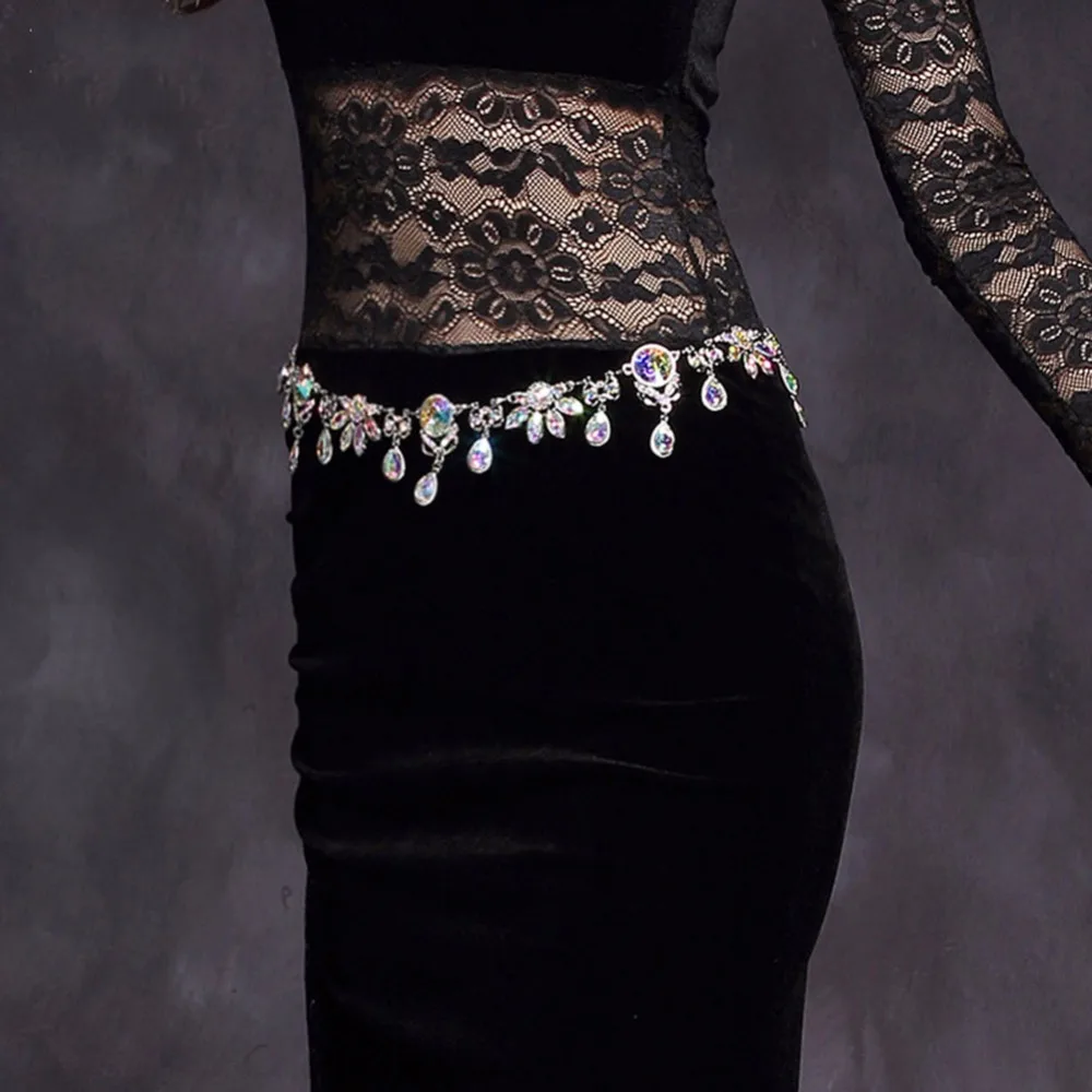 2017 New Style Women Belly Dance Accessories Waist Chain 1Piece Crystal Rhinestone Bollywood Dance Performance Dancer FF6524
2017 New Style Women Belly Dance Accessories Waist Chain 1Piece Crystal Rhinestone Bollywood Dance Performance Dancer FF6524