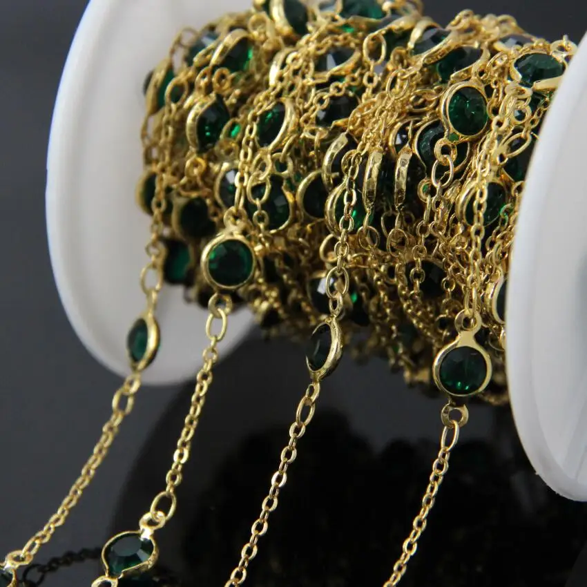 Green Glass Faceted Round beads Coin Link Chains,Gold Plated Wire Wrapped Glass Flat beads Rosary Style Gemstone Chains necklace
Green Glass Faceted Round beads Coin Link Chains,Gold Plated Wire Wrapped Glass Flat beads Rosary Style Gemstone Chains necklace