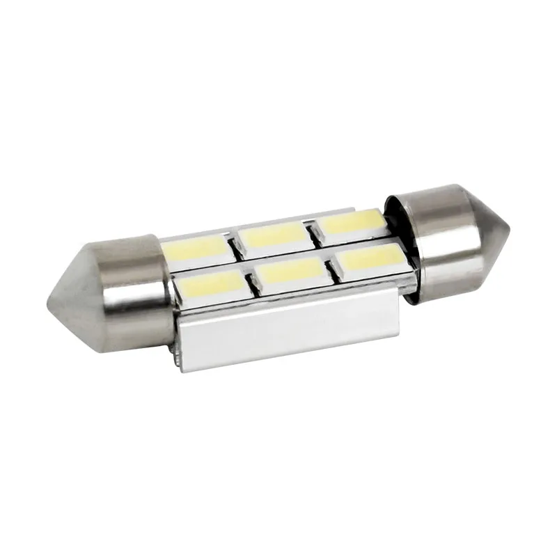 10 шт. 36 мм C5W C10W SV8.5 6 SMD 5630 Светодиодный CANBUS безошибочный автомобильный светильник