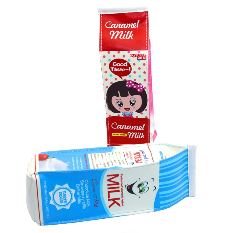 1 Pc Korean Style Creative Simulation Milk Cartons Pencil Case Multifunction Cartoon Stationery Bags PU Material Pencil Box
1 Pc Korean Style Creative Simulation Milk Cartons Pencil Case Multifunction Cartoon Stationery Bags PU Material Pencil Box