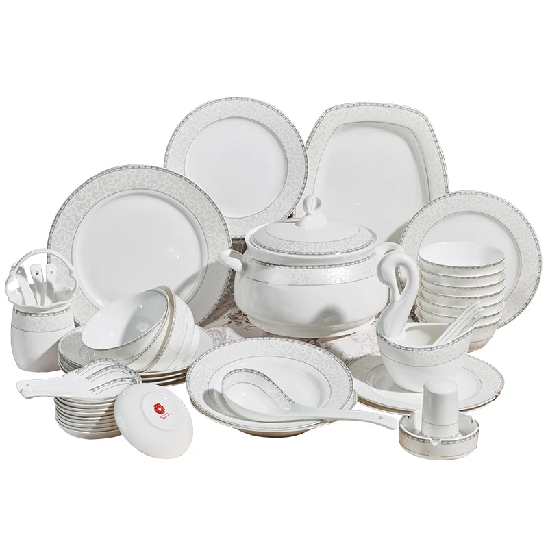 peony dishes set 56 head bone china tableware European high-grade household bowl minimalist white ceramic wedding gift
peony dishes set 56 head bone china tableware European high-grade household bowl minimalist white ceramic wedding gift