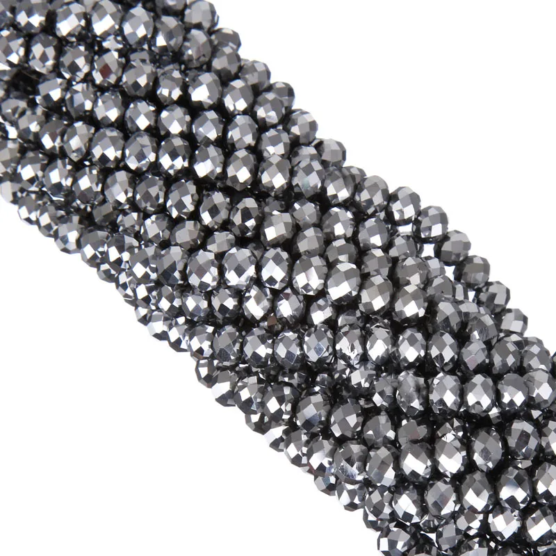 LNRRABC New! 6MM 100pcs/lot Faceted Round Glass Bicone Spacer Rondelle Stand Beads DIY Jewelry Making
LNRRABC New! 6MM 100pcs/lot Faceted Round Glass Bicone Spacer Rondelle Stand Beads DIY Jewelry Making