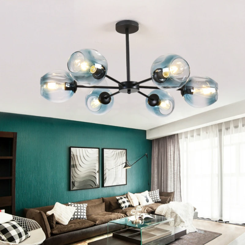 Nordic molecular lamp magic beans glass chandelier creative designer living room bedroom restaurant clothing store bar desk
Nordic molecular lamp magic beans glass chandelier creative designer living room bedroom restaurant clothing store bar desk