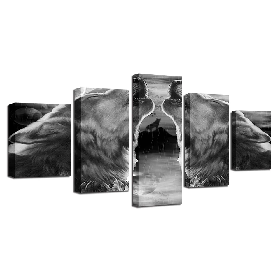 Home Decor Cuadros Modular Pictures 5 Panel Animal Wolf Print Painting For Living Room Poster Framework High Quality Canvas
Home Decor Cuadros Modular Pictures 5 Panel Animal Wolf Print Painting For Living Room Poster Framework High Quality Canvas