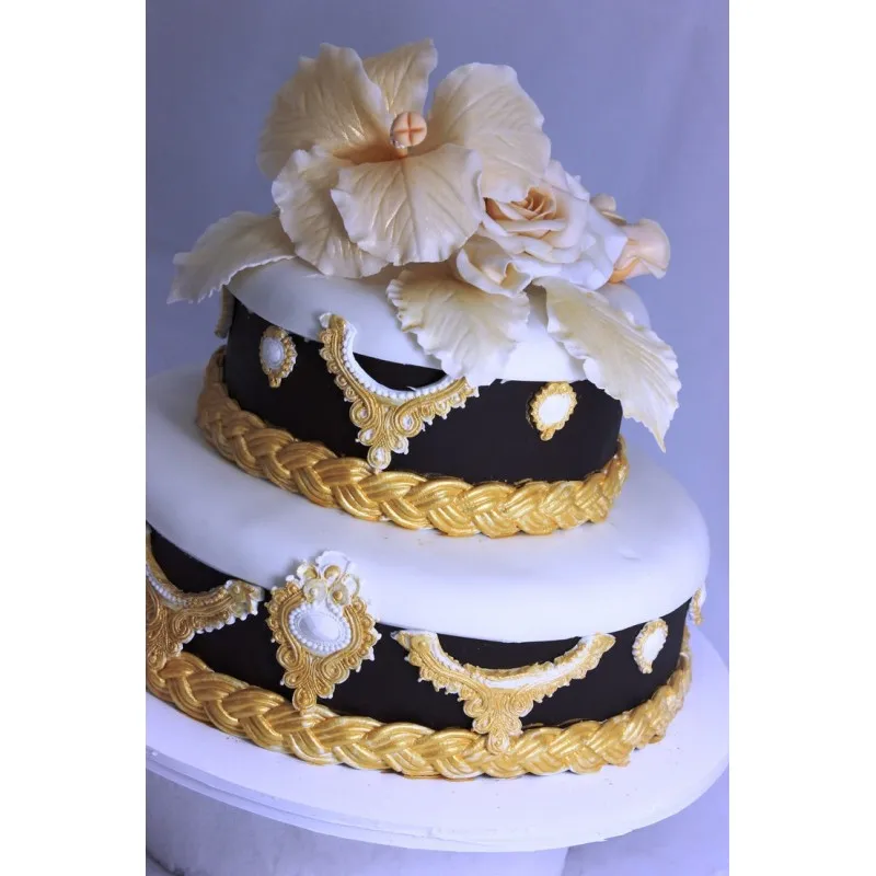 Braided Rope Border Mold Classic lace fondant molds sugarcraft mold Christmas cake decorating mold
Braided Rope Border Mold Classic lace fondant molds sugarcraft mold Christmas cake decorating mold