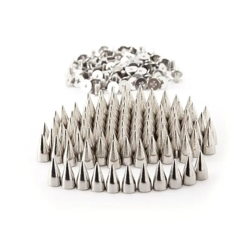 Cone Spikes Rivets Studs Punk Metal Leather Patches Screwback Diy Goth Silverfiller
Cone Spikes Rivets Studs Punk Metal Leather Patches Screwback Diy Goth Silverfiller