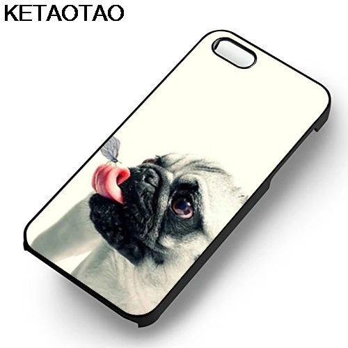 KETAOTAO чехлы для телефонов с изображением животных бабочек собак мопса iPhone 4S 5C 5S 6 6S
