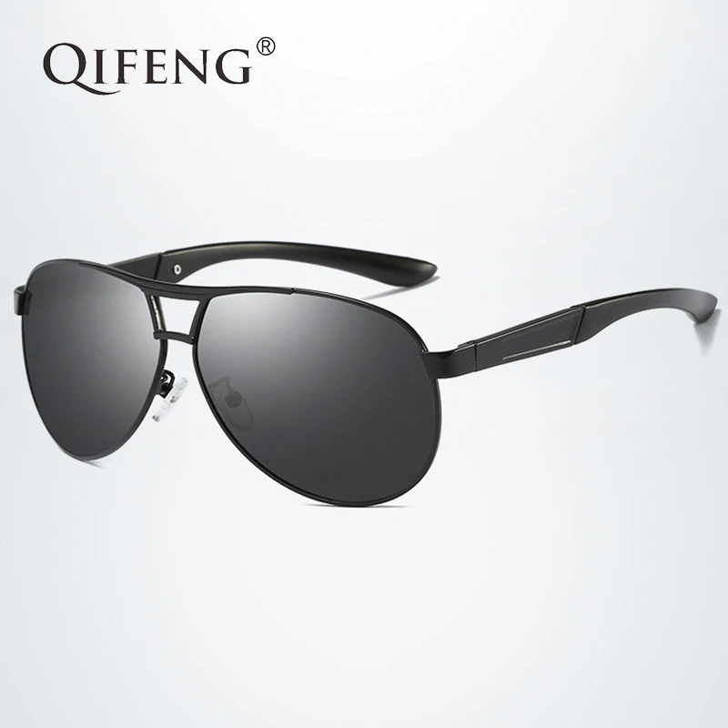 QIFENG Pilot Polarized Sunglasses Men Fashion Brand Driver Aviation Sun Glasses For UV400 Male Driving Fishing Oculos de QF005
QIFENG Pilot Polarized Sunglasses Men Fashion Brand Driver Aviation Sun Glasses For UV400 Male Driving Fishing Oculos de QF005
