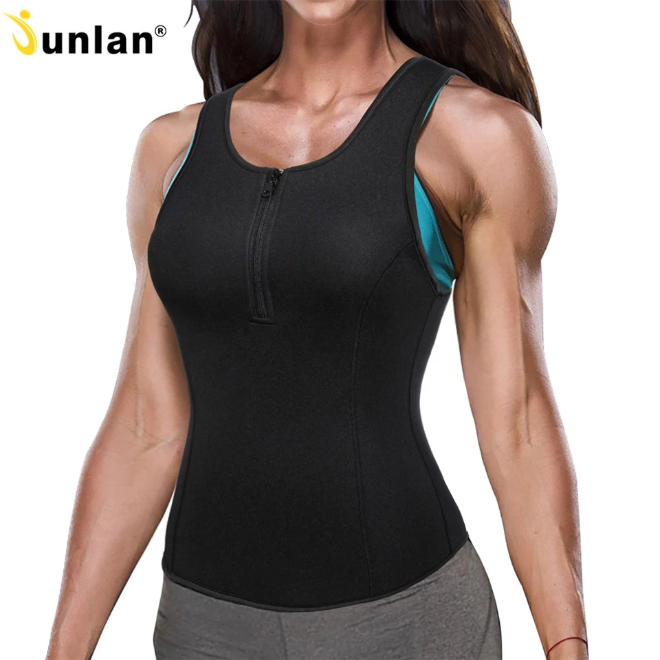 Junlan Women Sauna Vest Neoprene Slim Waist Trainer Body Control Shaperwear Slimming Fitness Shapers Workout Sweating Corset
Junlan Women Sauna Vest Neoprene Slim Waist Trainer Body Control Shaperwear Slimming Fitness Shapers Workout Sweating Corset