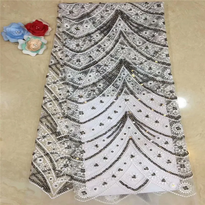 2019 Latest Sequin Embroidery Lace, Nigerian Lace Fabrics, African Lace Fabric With 5 Yards Sequins for dress
2019 Latest Sequin Embroidery Lace, Nigerian Lace Fabrics, African Lace Fabric With 5 Yards Sequins for dress
