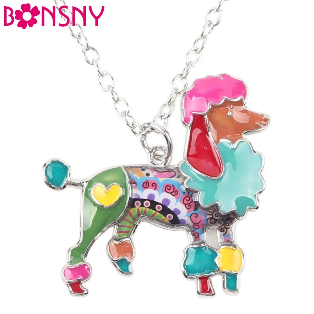 Bonsny Enamel Alloy Floral Poodles Dog Necklace Pendant Chain Choker Novelty Animal Jewelry For Women Girls Pet Lovers Gifts New
Bonsny Enamel Alloy Floral Poodles Dog Necklace Pendant Chain Choker Novelty Animal Jewelry For Women Girls Pet Lovers Gifts New