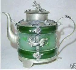 design silver monkey CHINESE Excellent jade inlay silver animal Decorative tea pot tools wedding Decoration Brass
design silver monkey CHINESE Excellent jade inlay silver animal Decorative tea pot tools wedding Decoration Brass