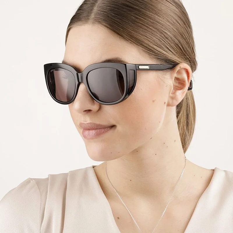 Фото Солнцезащитные очки кошачий глаз для мужчин и женщин винтажные брендовые(Aliexpress на русском)
